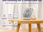 Belaidis ZigBee temperatūros ir drėgmės sensorius SONOFF, Snzb-02D