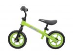 Vaikiškas dviratis BIMBO BIKE MONSTERS, balansinis, ratų dydis 10, plienas, žalios/juodos sp.