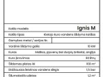 Katilas-viryklė IGNIS M, galia 10 kW