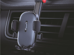 Automobilinis telefono laikiklis ALBURNUS, 360° pasukimas, universalus, juodos spalvos