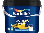 Vandeniniai vidaus dažai SADOLIN Bindo 5, 9 l, BW bazė, balti, visiškai matiniai