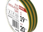 Elektroizoliacinė juosta EMOS, PVC 0,13x19mm (20m), geltonai-žalia