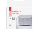 Judesio jutiklis EMOS G1240, IP65, 180 laispsnių, 12 m, 1200 W, 230 V, 10 s - 15 min., PIR jutiklis, jautrumas <3Lux, baltos spalvos, 75 x 65 x 65 mm