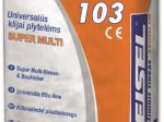 Klijai keraminėms ir akmens masės, plytelėms KREISEL Super Multi 103, C1TE, vidaus ir išorės darbams, 25 kg