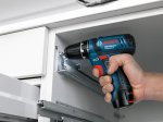 Akumuliatorinis suktuvas BOSCH Professional GSB, 12V-15, SOLO, sukimo momentas 15-30 Nm, 10 mm griebtuvas, 06019B6901, be akumuliatoriaus ir kroviklio