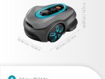 Vejos robotas GARDENA Smart SILENO sense 400 , iki 400 m², 18 V / 4 Ah, Šlaito įveikimas iki 25 %,  9,0 kg, Vision AI ir GPS-RTK