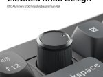 Belaidė žaidimų klaviatūra KEYCHRON V6 Ultra 8K, 100% mechaninė, juodos sp., V6U-D4
