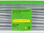 Konstrukciniai medsraigčiai ESSVE ET-T, 8,2 x 190 mm, C4 CorrSeal, 50 vnt.