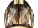 Kryptinis šviestuvas GLOBO Iniana, E14, 1 x 40W, 230V, aukso sp., 92x125x160 mm