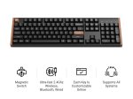 Belaidė žaidimų klaviatūra KEYCHRON K10 HE, 100% mechaninė, baltos sp., K10H-Q1
