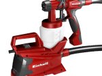 Elektrinis dažų purkštuvas EINHELL TC-SY 600 S, galia 600 W, našumas 1000 ml/min., talpa 800 ml.