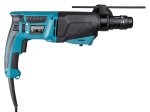 Elektrinis perforatorius MAKITA HR2630TJ, 3 darbo režimai, galia 800 W, smūgio jėga 2,4 J