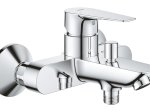 Maišytuvų komplektas GROHE QuickFix Start Edge, (praustuvo, vonios maišytuvai ir dušo komplektas), chromas, 1001790