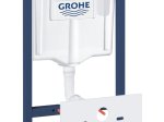 Potinkinis klozeto rėmas GROHE RAPID SL 5-in-1, mygtukas chromo sp., Grohe Skate Cosmopolitan tabletės GroheFresh, laikikliai, garso izoliacijos tarpinė, 38827000