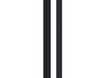 MDF sienų lentjuostė PUFFIN, spl. blue/black, 2650x245x22 mm, akustinė, dekoratyvinė