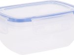 Maisto saugojimo dėžučių rinkinys, 3 vnt., plastikas, įvairių dydžių
