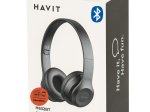 Įkraunamos belaidės ausinės HAVIT H632Bt, su mikrofonu, veikimo laikas iki 4 val., juodos sp.