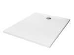 Dušo padėklas HARMONY Akma HAR-0414, 100 x 90 x 3,5 cm, akmens masės, stačiakampis, baltas, lygus