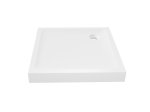 Dušo padėklas HARMONY Laut Har-0044, 90 x 90 x 11,5 mc, akrilinis, kvadratinis, baltas