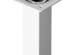 Baldų koja HETTICH, reguliuojama, balta spl., 100x25x25 mm, 1160