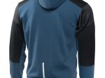 Džemperis HOGERT TECHNIK Erik, su gobtuvu, mėlynos/juodos spalvos, 57% medvilnė, 37% poliesteris, 6% elastanas, 2XL (56) dydis