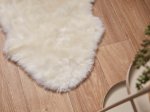 Avies kailis, 75 cm, 100% vilna, baltos spl., 705873
