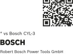 Universalus kietlydinio grąžtas BOSCH Multi Construction, 3,0x70 mm, 1 vnt.