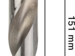 Grąžtas metalui BOSCH HSS-G, DIN 338, 12,5 × 101 × 151 mm
