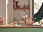 Plautuvės maišytuvas GROHE Quickfix Start Edge, chromas, 31369001