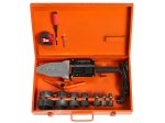 Plastikinių vamzdžių suvirinimo aparatas HERVIN TOOLS PW-2000W, galia 2000 W, 7 galvutės 16-63 mm