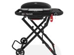 Dujinė kepsninė WEBER Traveler Compact, 88 x 55 x 86 cm, kelioninė, su ratukais, juoda