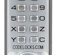 Mechaninė kodinė spyna CODELOCKS CL155, priekinė plokštelė 141 x 41 mm, poliruoto žalvario sp.
