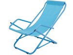 Pliažo kėdė PATIO Riposo, sulankstoma, tekstilė, plienas, apkrova iki 100 kg