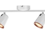 Kryptinis šviestuvas RABALUX Solange, LED, 2 x 6W, 230V, 3000K, 2 x 380 lm, IP20, metalinis, baltos sp., 405 x 110 x 100 mm, 5046
