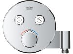 Potinkinė dušo sistema GROHE PRECISION SMARTCONTROL, su termostatu, Vitalio Joy 260mm lietaus galva ir Vitalio Get dušeliu, chromo spalva, 34878000