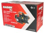 Savisiurbis vandens siurblys su filtru RAIDER RDP-WP57, įsiurbimo gylis 8 m, kėlimo aukštis 48 m, našumas 80 l/min, galia 1300 W