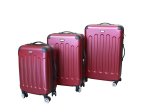 Lagaminas MC3002, bordo spalvos, L 48x30x70cm, ABS plastikas, su ratukais