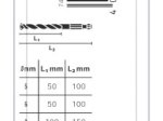 Grąžtas betonui BOSCH CYL-5, komplektas 5, 6, 8 mm