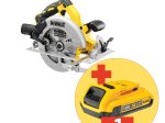 Akumuliatorinis diskinis pjūklas DEWALT DCS570N-XJ, diskas 184 mm, 18 V, be akumuliatorių ir kroviklio