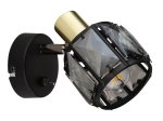 Kryptinis šviestuvas GLOBO Iniana, E14, 1 x 40W, 230V, aukso sp., 92x125x160 mm