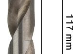 Grąžtas metalui BOSCH HSS-G, DIN 338, 8,5 × 75 × 117 mm
