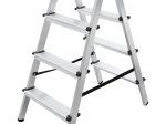 Kopėčios HERVIN EQUIPMENT, aliuminės, dvipusės, 2x4 pakopų, 880-950 mm, AD0404A