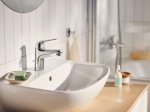 Praustuvo maišytuvas GROHE QuickFix Swift 2023 M, su dugno vožtuvu, taupantis vandenį, chromas, 24325001
