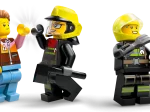 Konstruktorius LEGO City, 4x4 ugniagesių visureigis su gelbėjimo valtimi