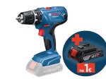 Akumuliatorinis suktuvas BOSCH Professional GSR, 18V-21 SOLO, sukimo momentas 21-55 Nm, 13 mm griebtuvas, 06019H1071, be akumuliatoriaus ir kroviklio