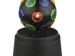 Stalinis nakties šviestuvas GLOBO Disco, LED, 1 x 0,06W, 3V, juodas gaubtas su daug spalvų, 3 x AA elementai, 90 x 121 mm, 28017