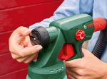 Akumuliatorinis dažų purkštuvas BOSCH Green Easy Spray 18V-100, Solo, be akumuliatoriaus ir kroviklio