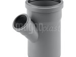 Vidaus nuotekų trišakis MAGNAPLAST HTPLUS, DN110/50/45°
