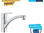 Plautuvės maišytuvas GROHE Quickfix Start, chromas, 32441002