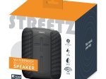 Kolonėlė STREETZ CM765, 10 W, IPX7, 3,5 mm, micro SD lizdas, atspari vandeniui, Bluetooth 5, veikimo laikas - 10 val., su mikrofonu, juodos sp.